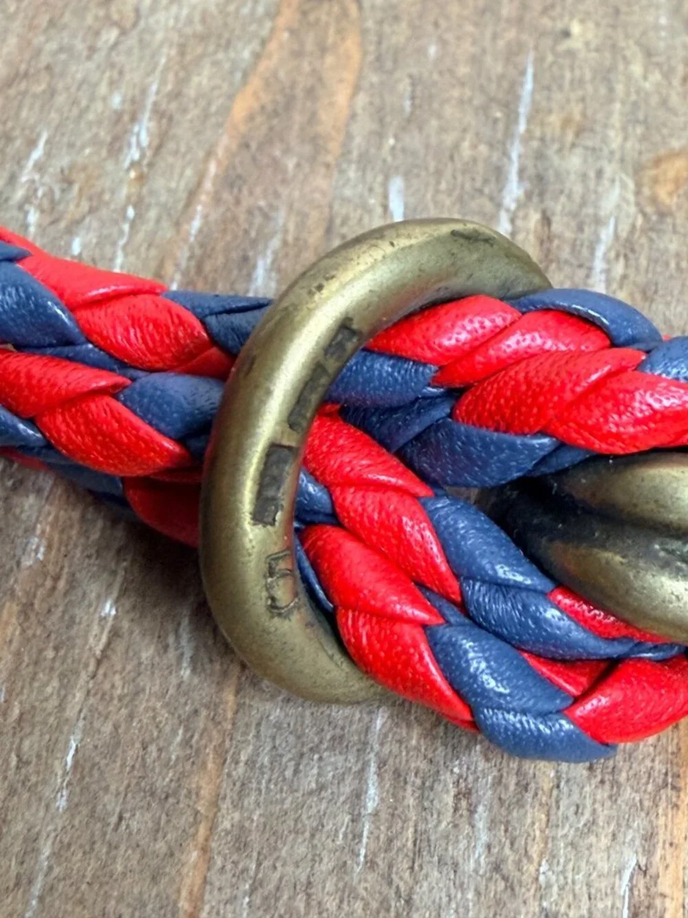 Orobianco Unisex Double-Wrap Braided Leather Bracelet